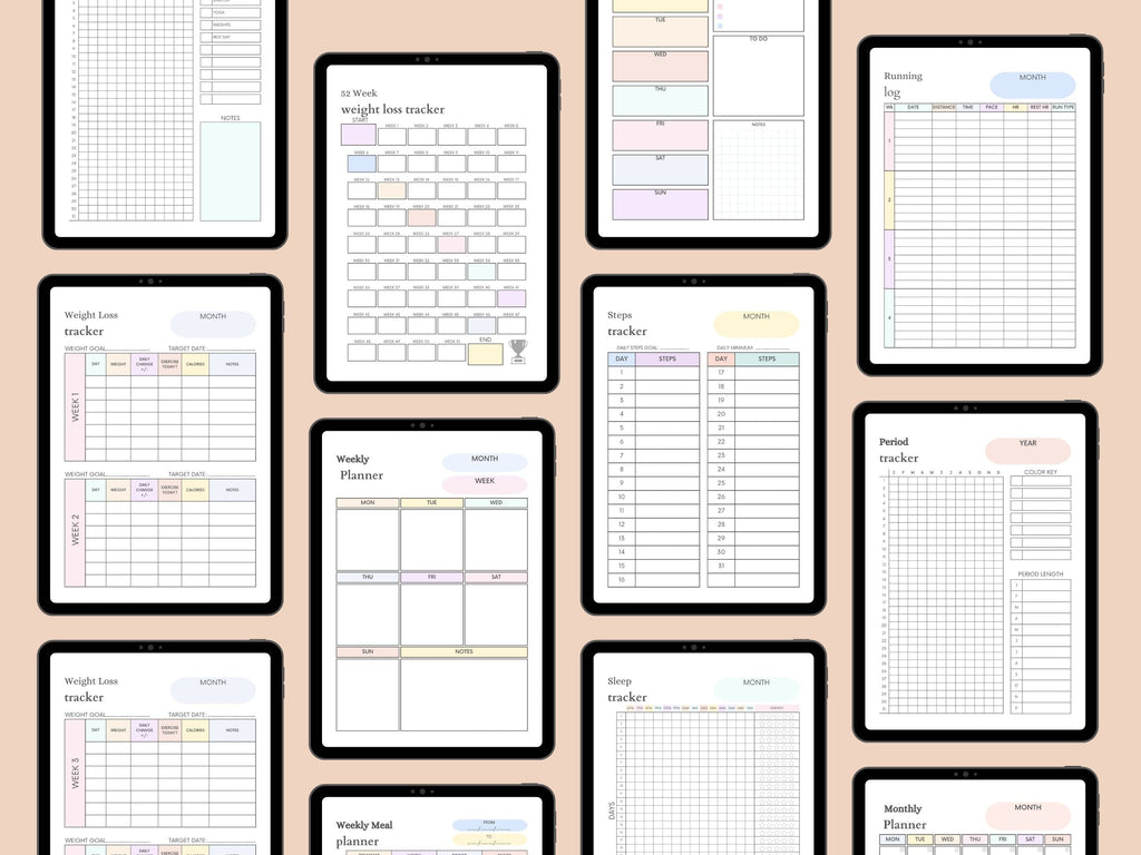 LawrenceCore Ultimate Fitness Planner & Workout Tracker