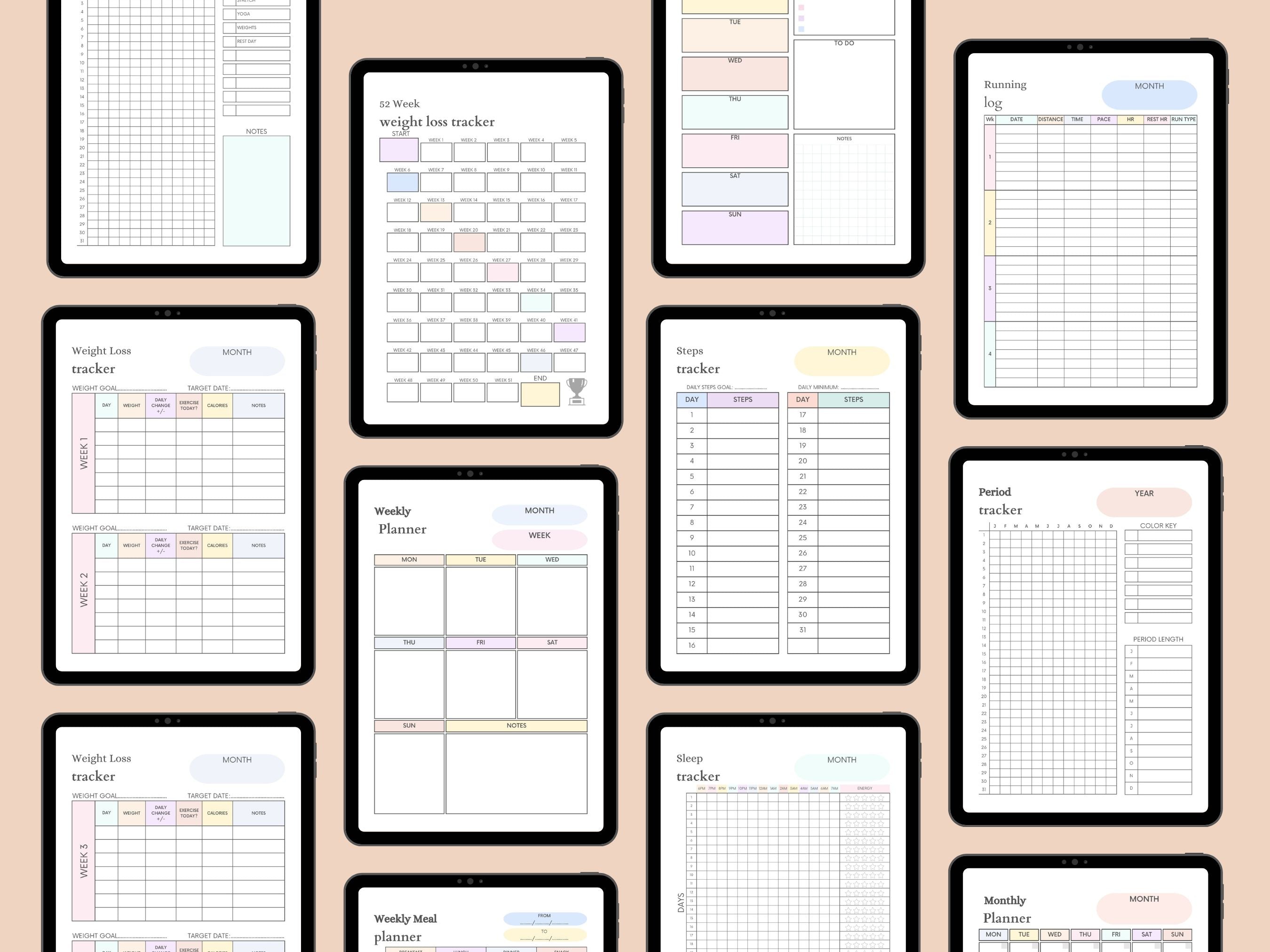 LawrenceCore Ultimate Fitness Planner & Workout Tracker
