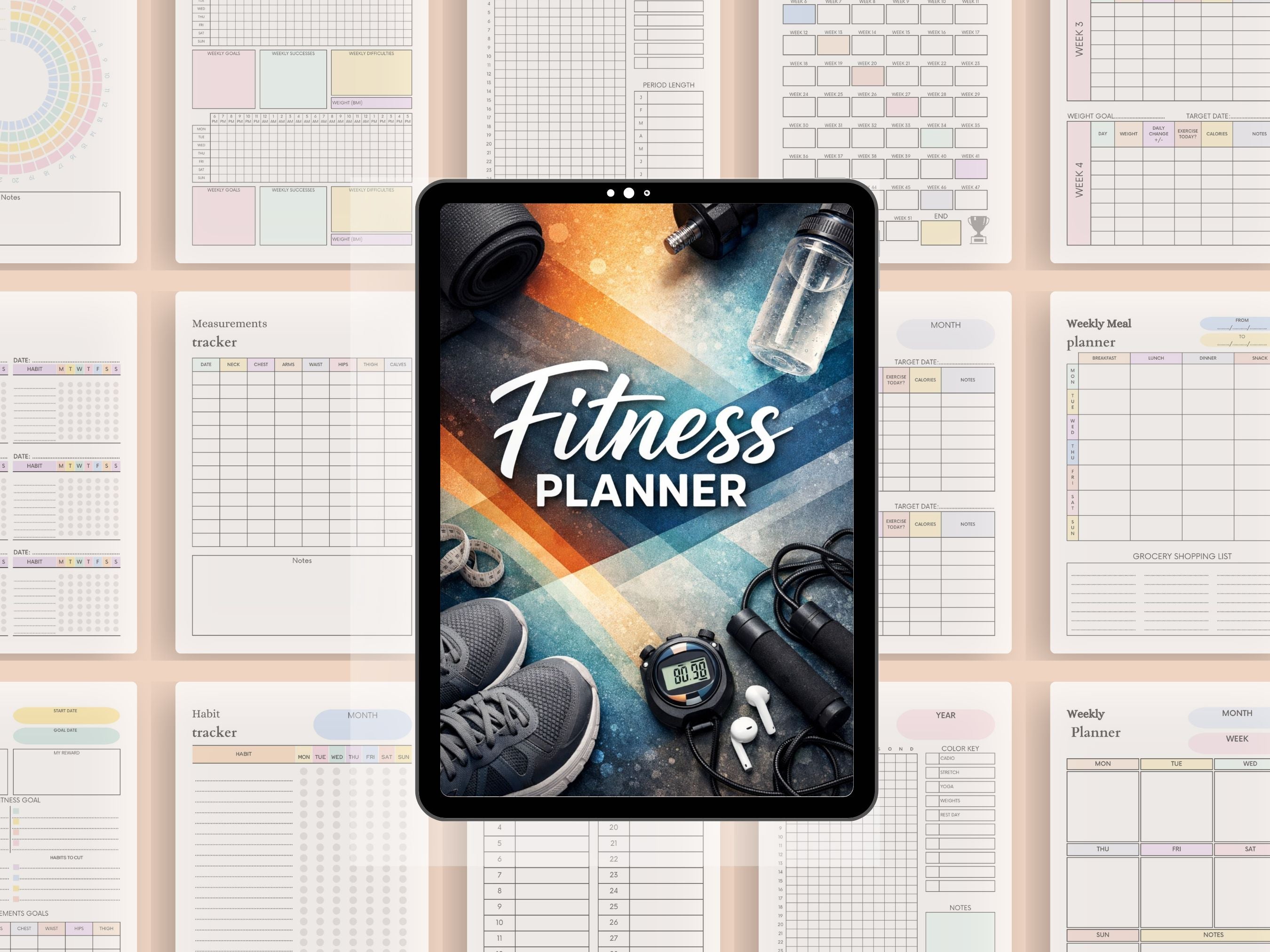 LawrenceCore Ultimate Fitness Planner & Workout Tracker