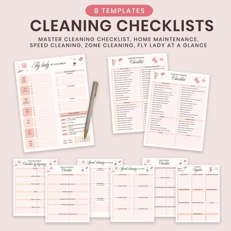LawrenceCore ADHD Cleaning Planner