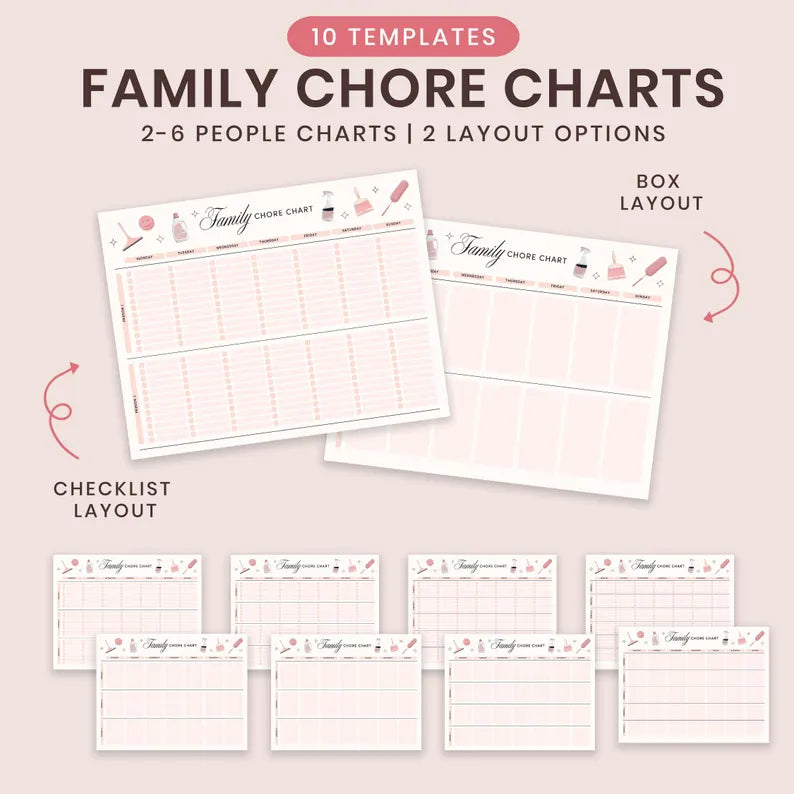 LawrenceCore ADHD Cleaning Planner