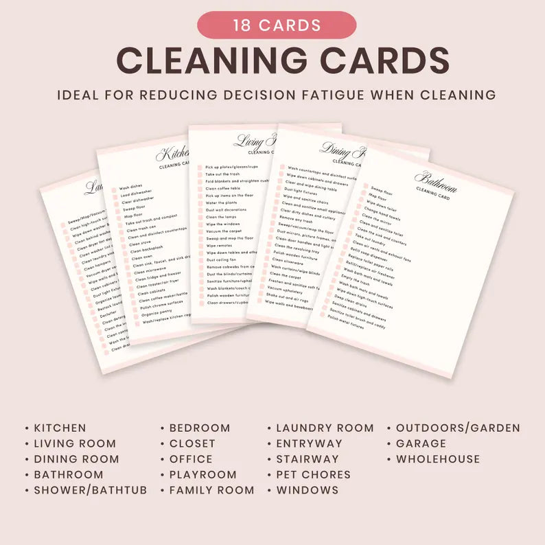 LawrenceCore ADHD Cleaning Planner